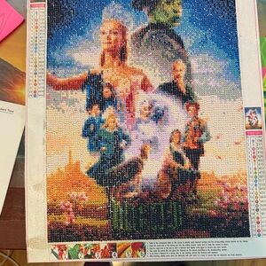 Wicked 30 x 40 handmade diamond art